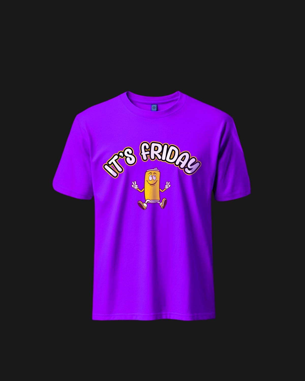 Unisex "It's Friday" T-Shirt – Perfect for the Weekend Vibes!
