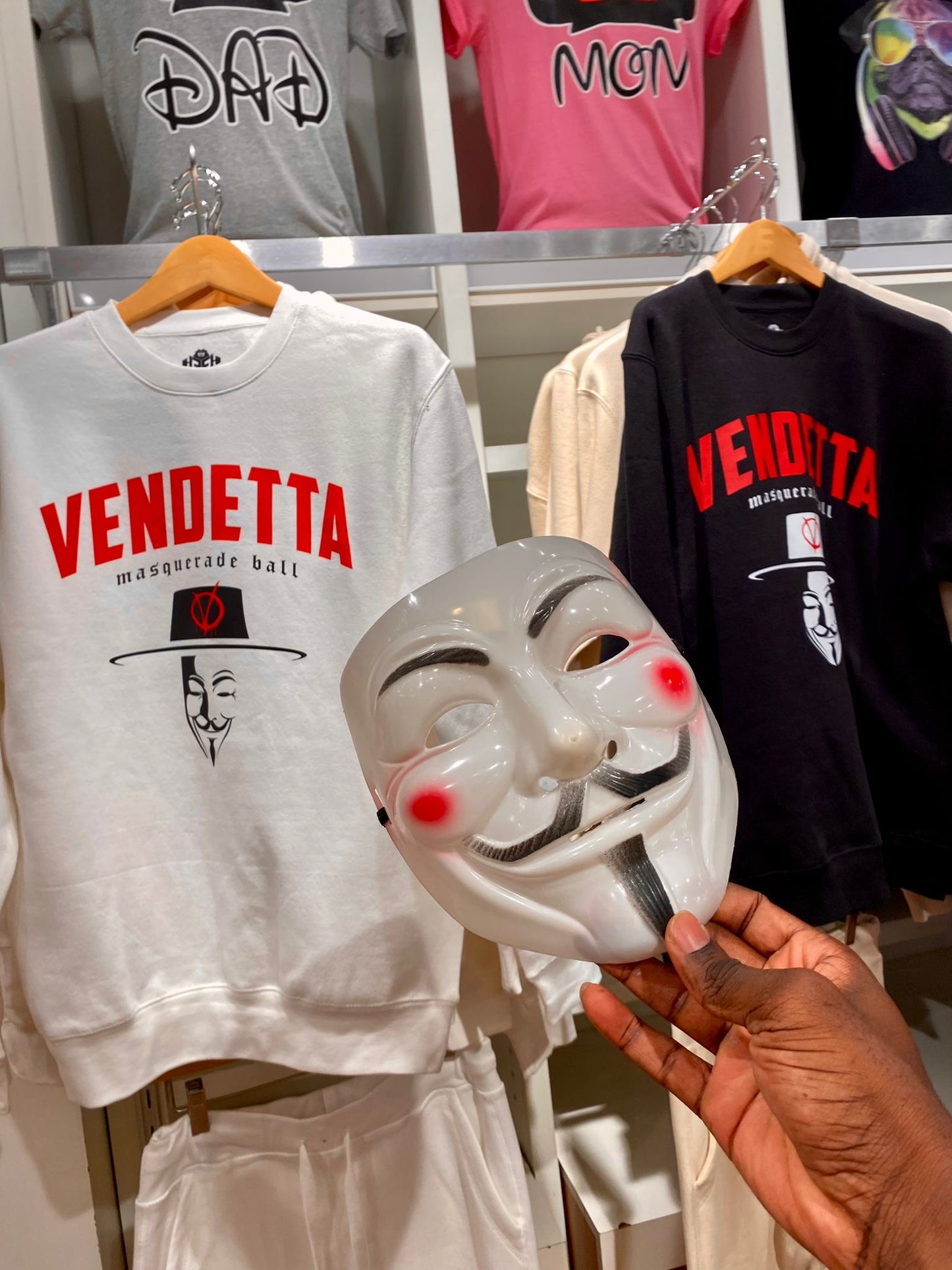 Unisex Sweatshirt VENDETTA Sweatshirt Vendetta Masquera ball 1