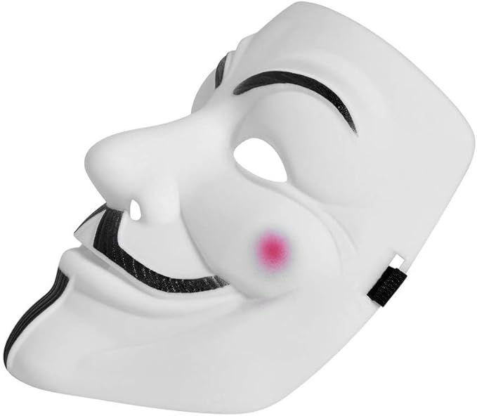 VENDETTA Mask white V for Vendetta Halloween face mask VENDETTA 1