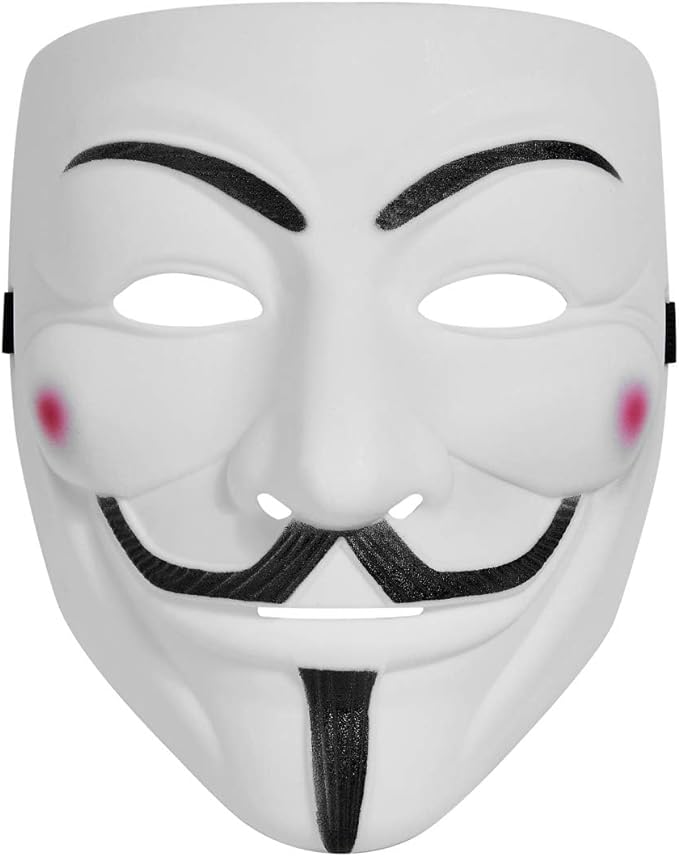 VENDETTA Mask white V for Vendetta Halloween face mask VENDETTA 1