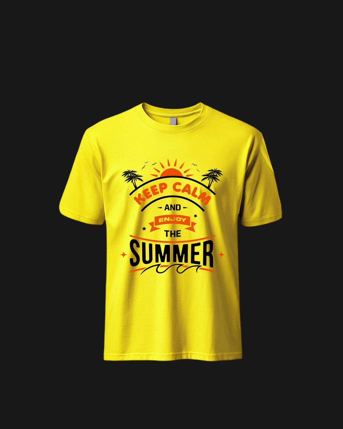 Keep Calm and Enjoy the summer t-shirt unisex