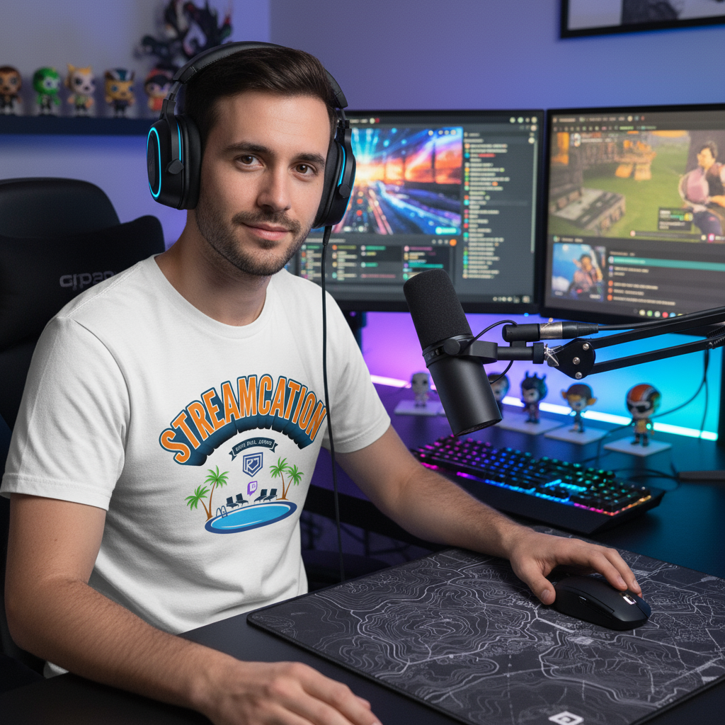 Streamcation - Real Jaymo t-shirt unisex