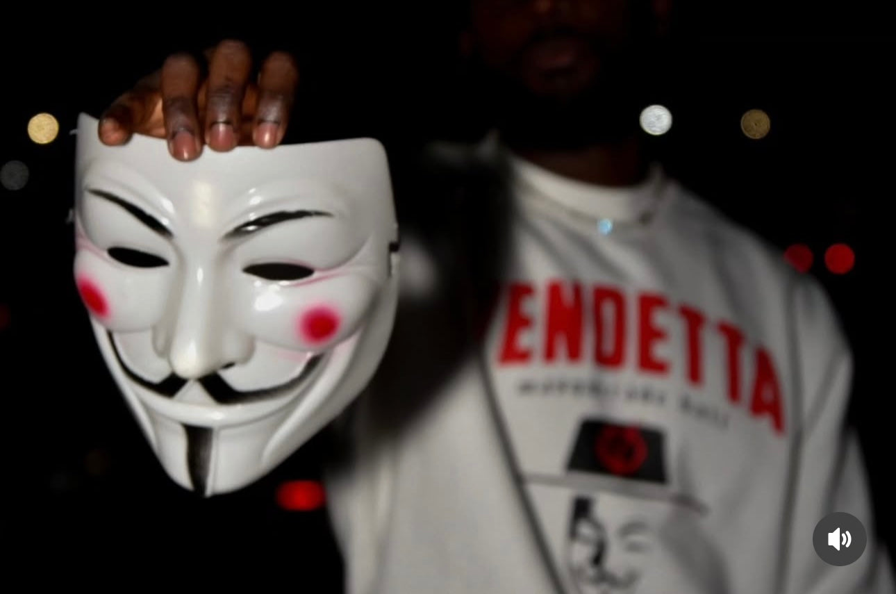VENDETTA Mask white V for Vendetta Halloween face mask VENDETTA 1