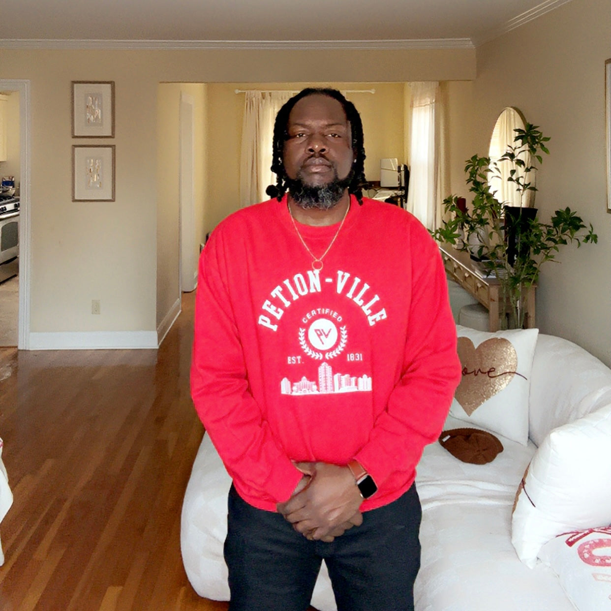 Unisex Sweatshirt PETION-VILLE, PV Sweatshirt Unisex