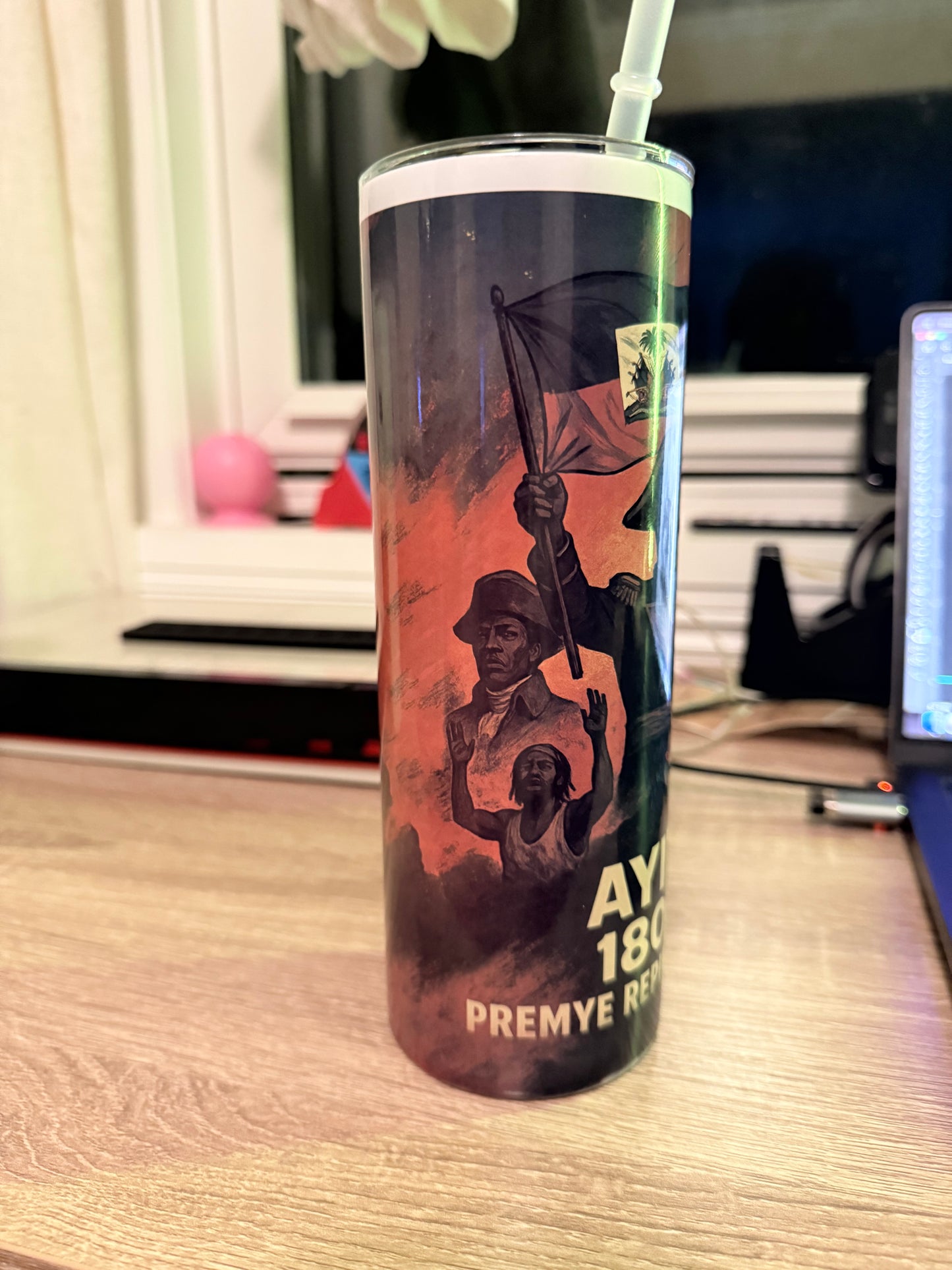 20 Oz Skinny Tumbler | Haitian History