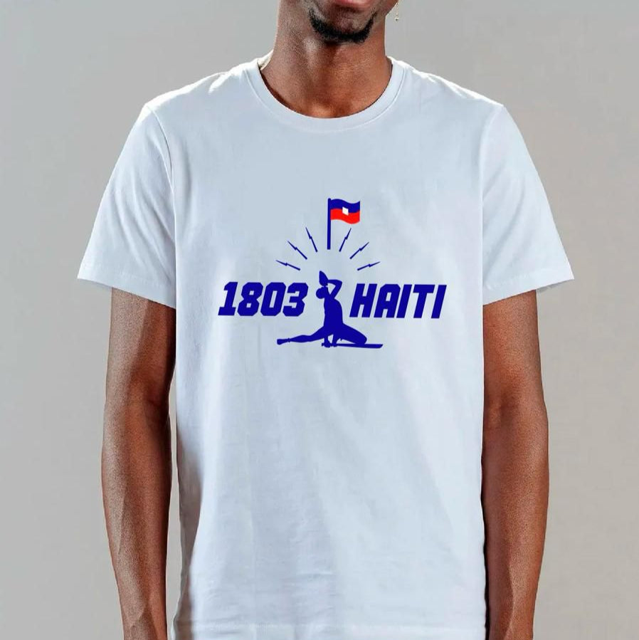 Unisex T-Shirt 1803 Haiti NEG MAWON T-Shirt by Lion Brand Multicolor