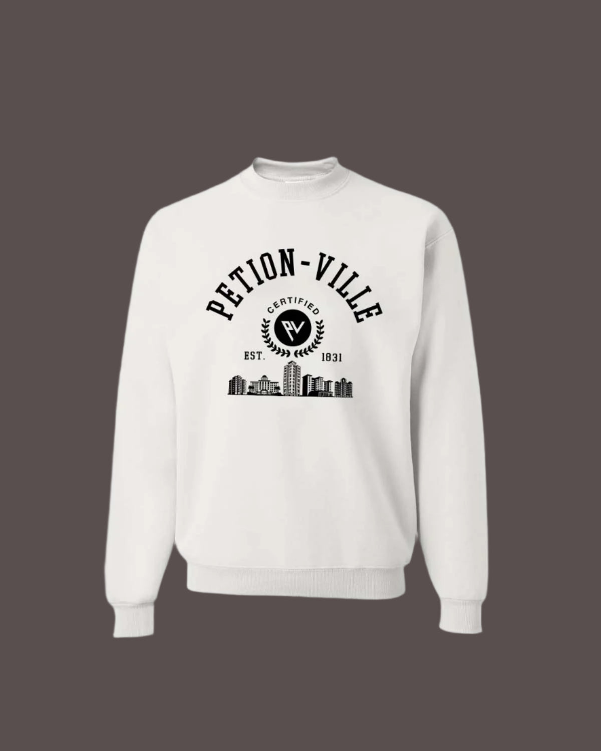 Unisex Sweatshirt PETION-VILLE, PV Sweatshirt Unisex