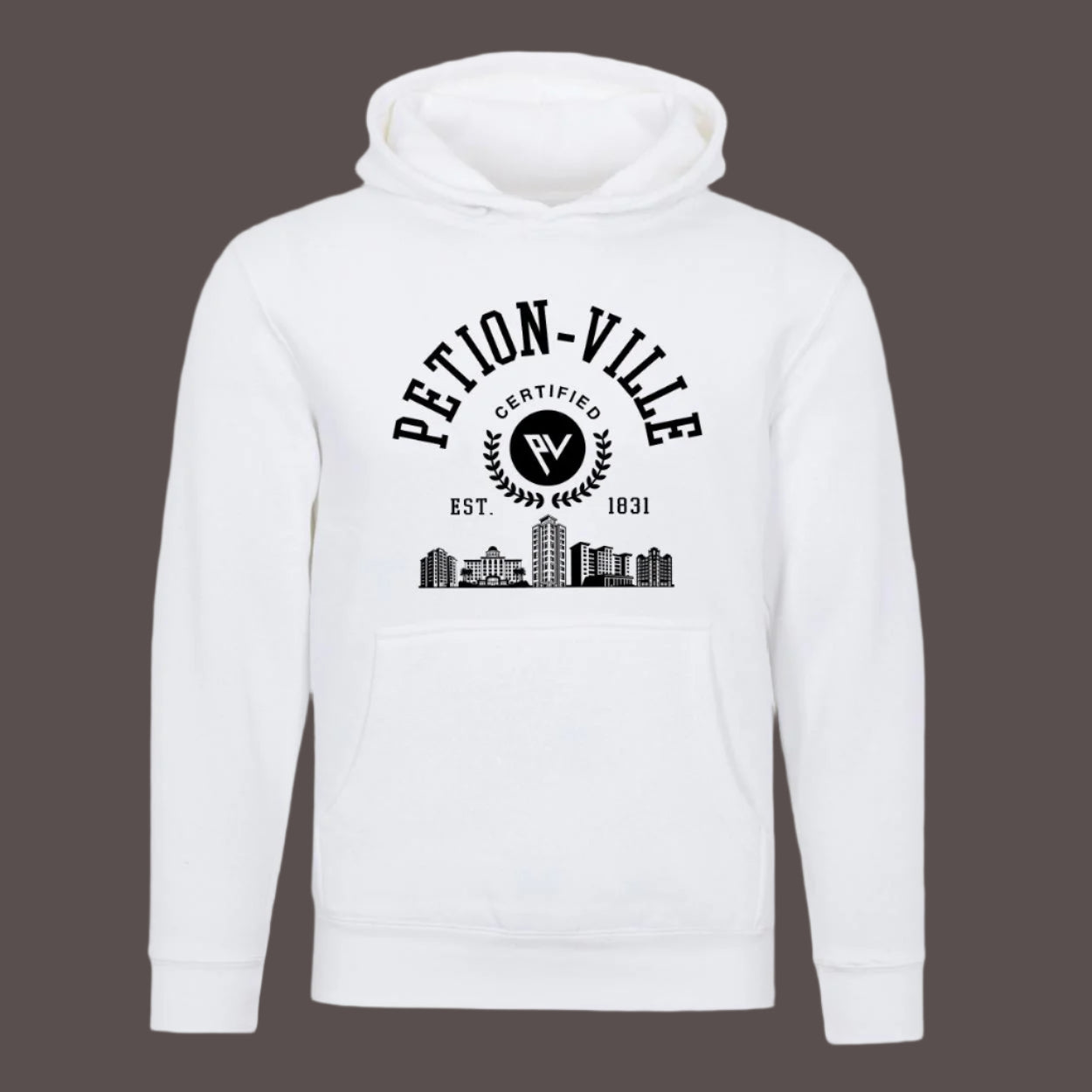 Unisex Hoodie PETION-VILLE, PV Unisex