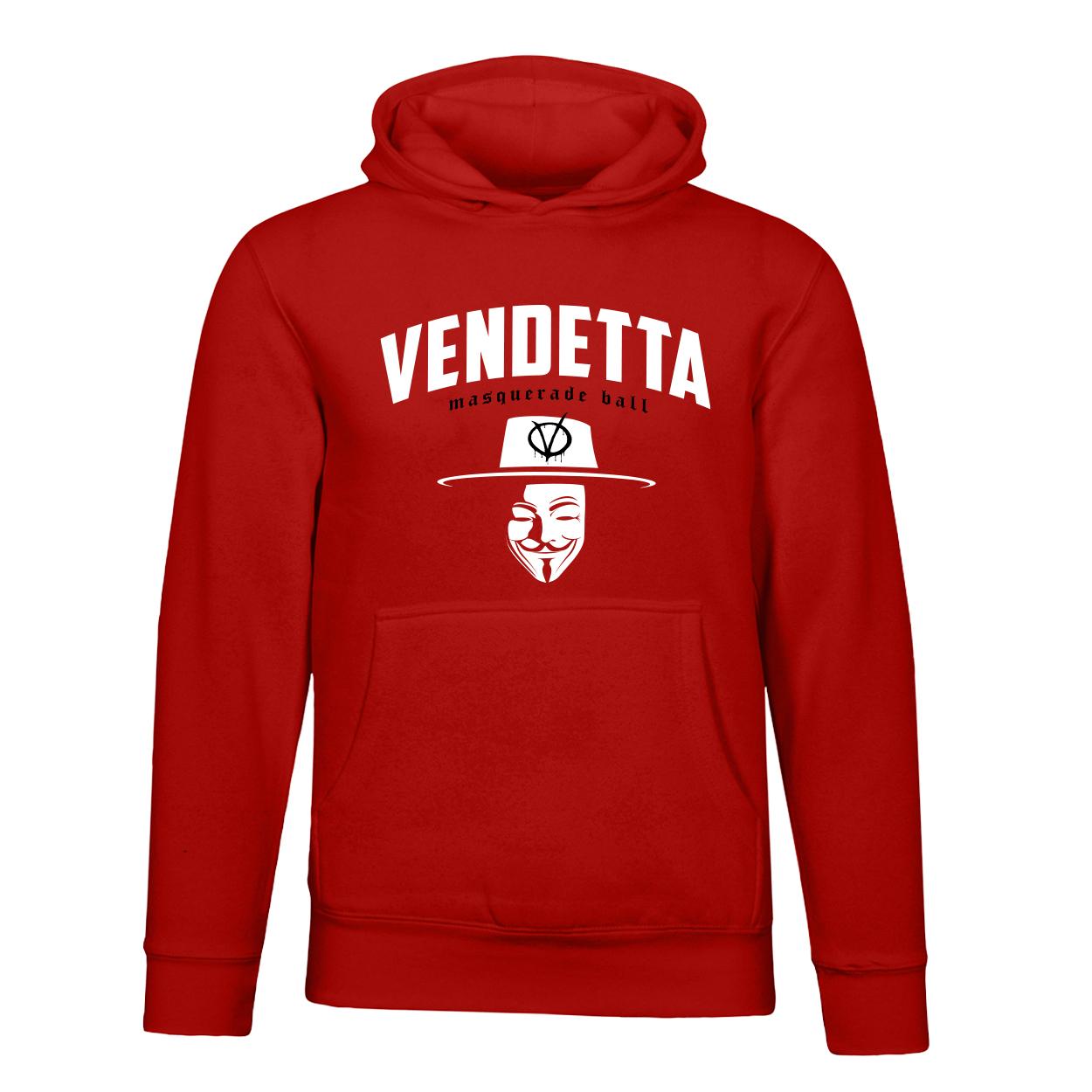 Unisex hoodie VENDETTA hoodie masquerad ball 1
