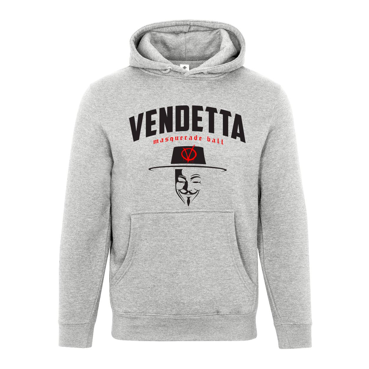 Unisex hoodie VENDETTA hoodie masquerad ball 1