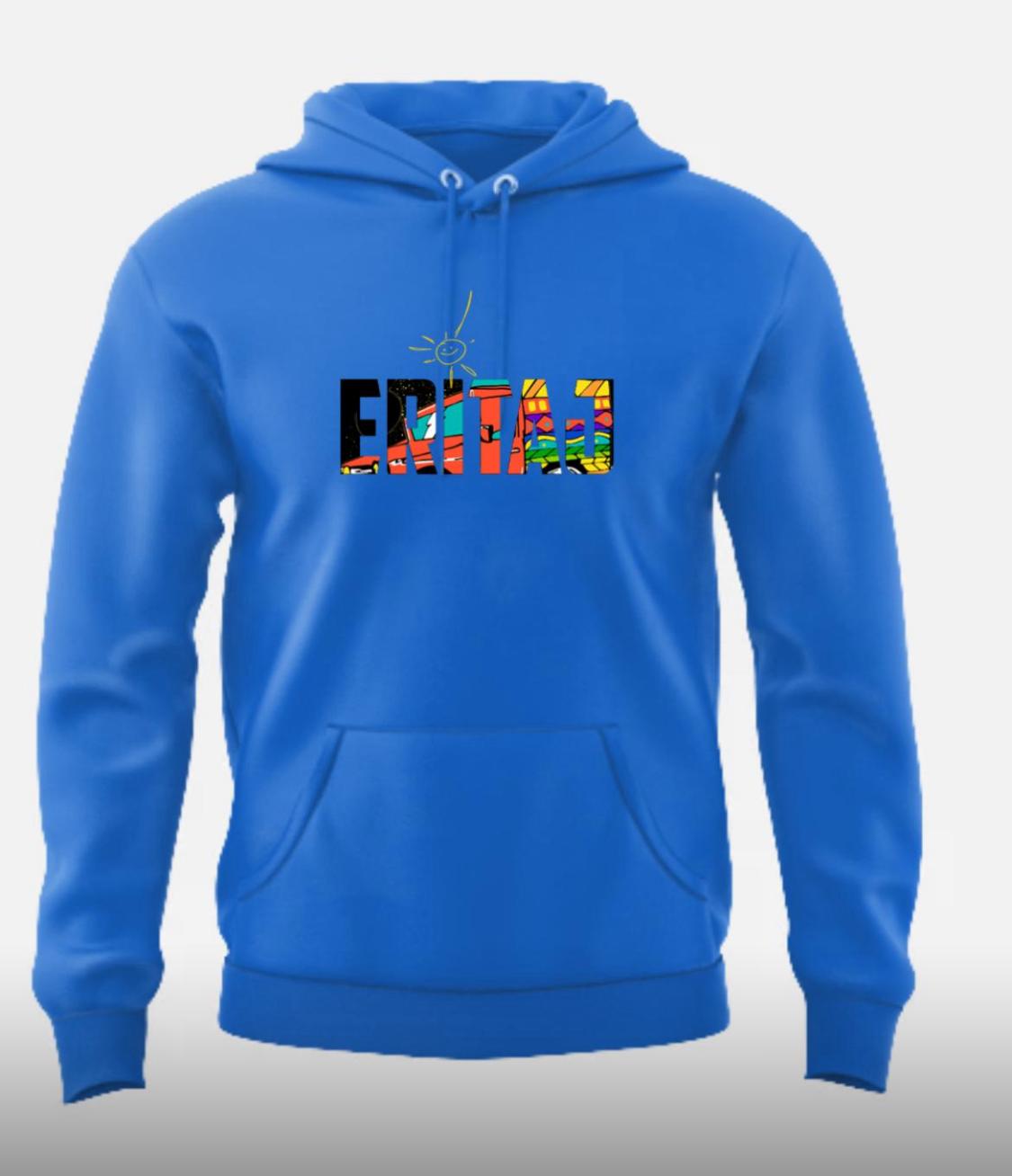 Unisex Hoodies ERITAJ Bleu Unisex
