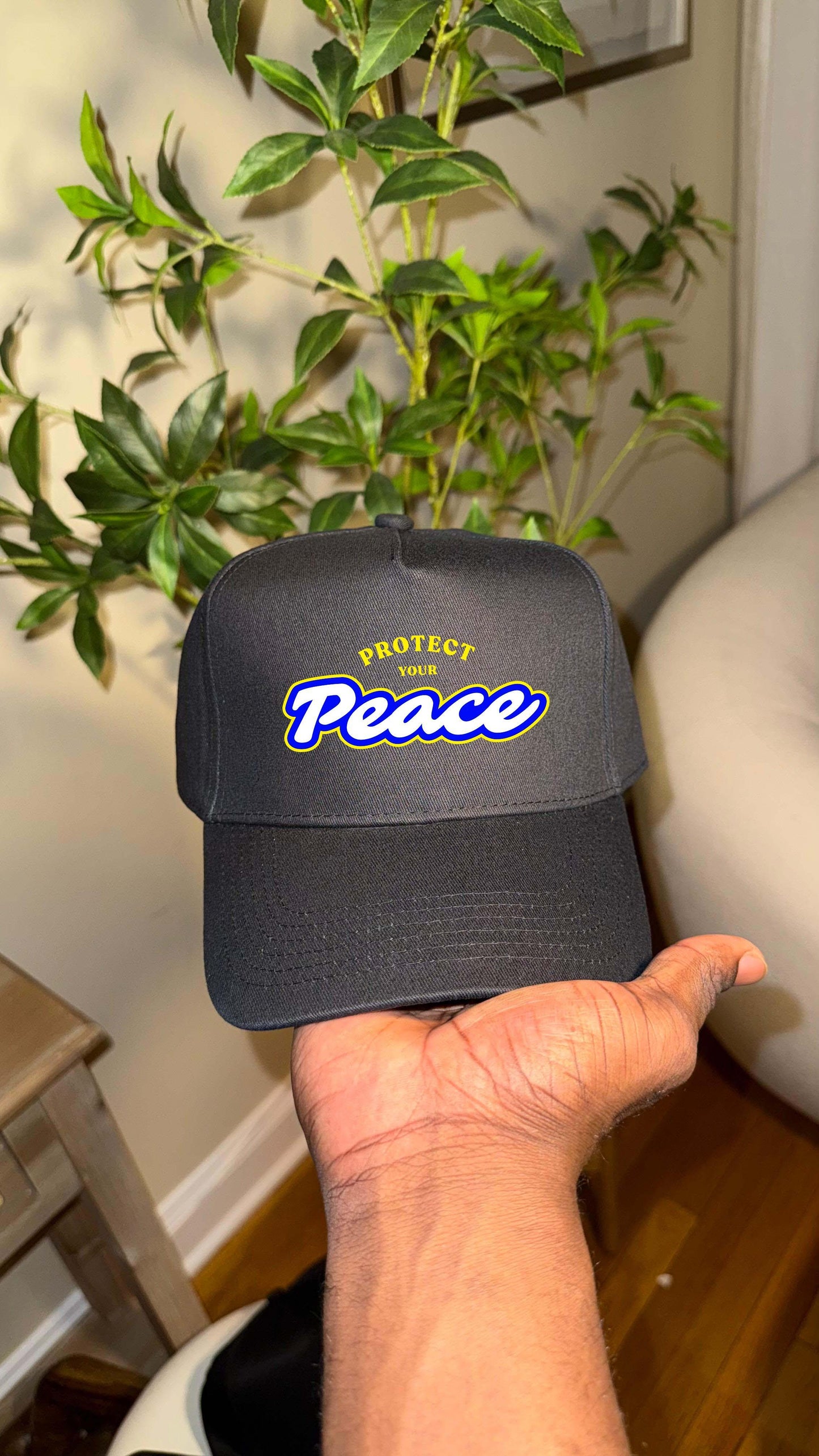 Black Cap "Protect your Peace" Unisex