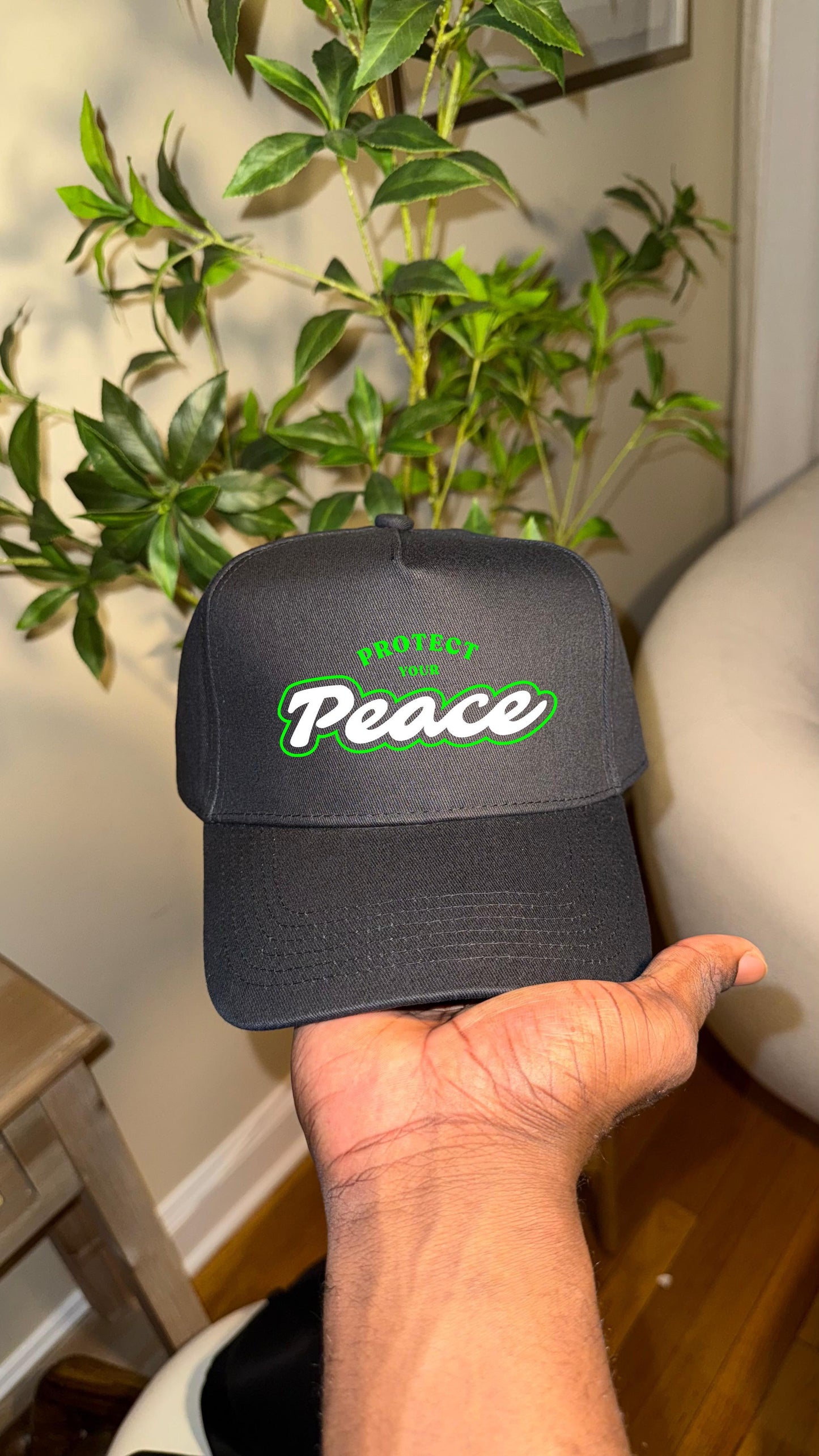 Black Cap "Protect your Peace" Unisex