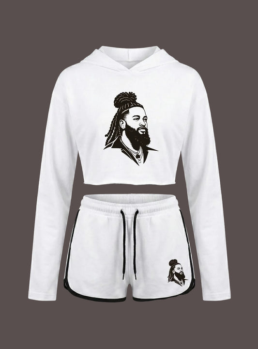 PapaBonm Girl and Women Set: Hoodie and Shorts
