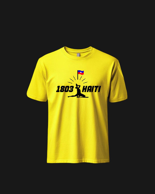 Unisex T-Shirt 1803 Haiti NEG MAWON T-Shirt by Lion Brand