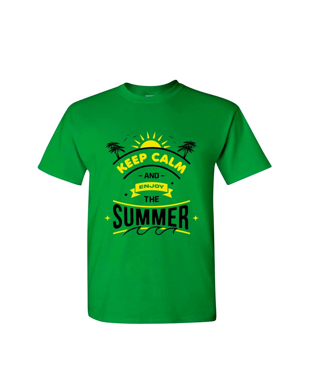 Keep Calm and Enjoy the summer t-shirt unisex
