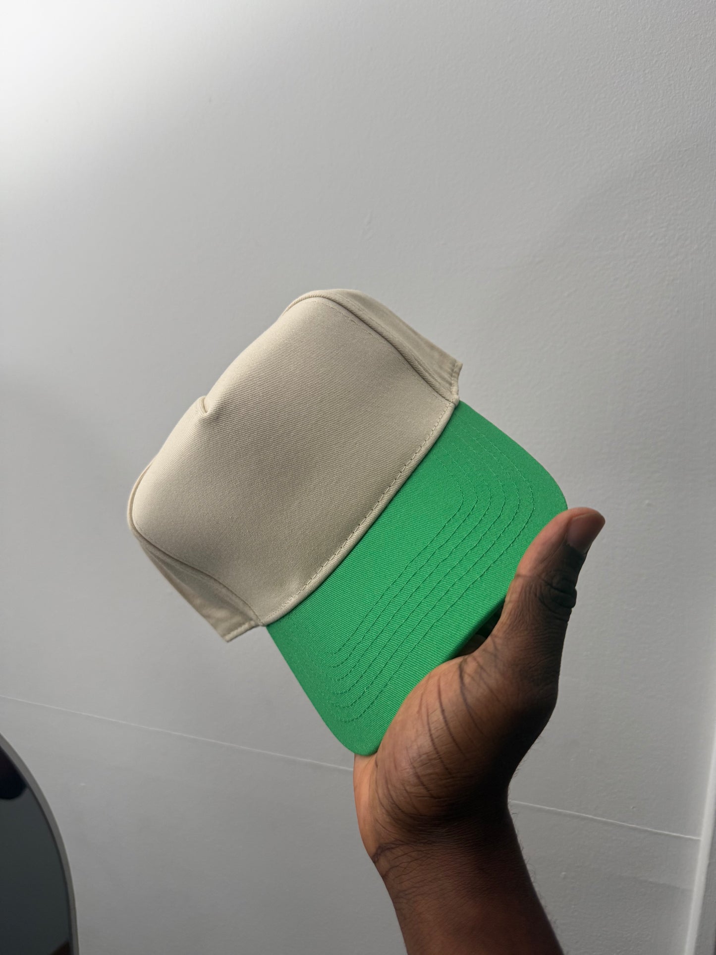 Beige Cap [Your Text or Logo]