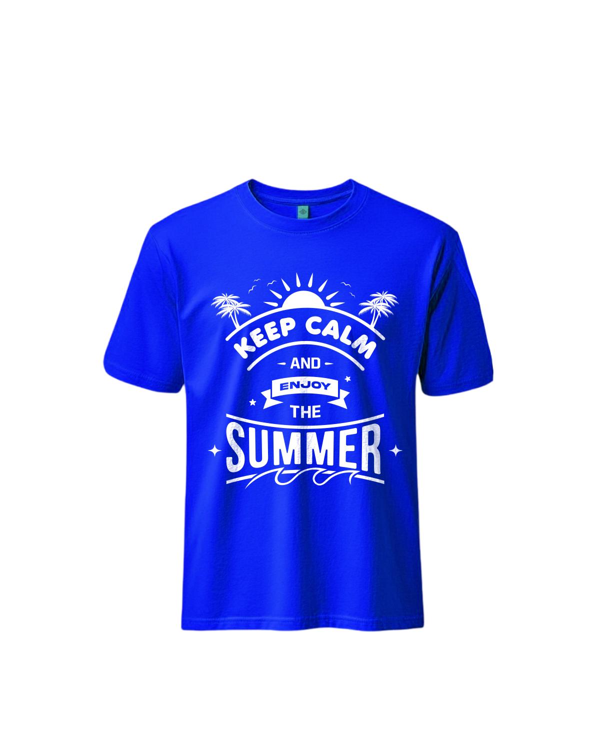 Keep Calm and Enjoy the summer t-shirt unisex