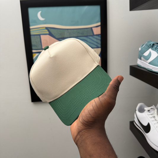 Beige Cap [Your Text or Logo]