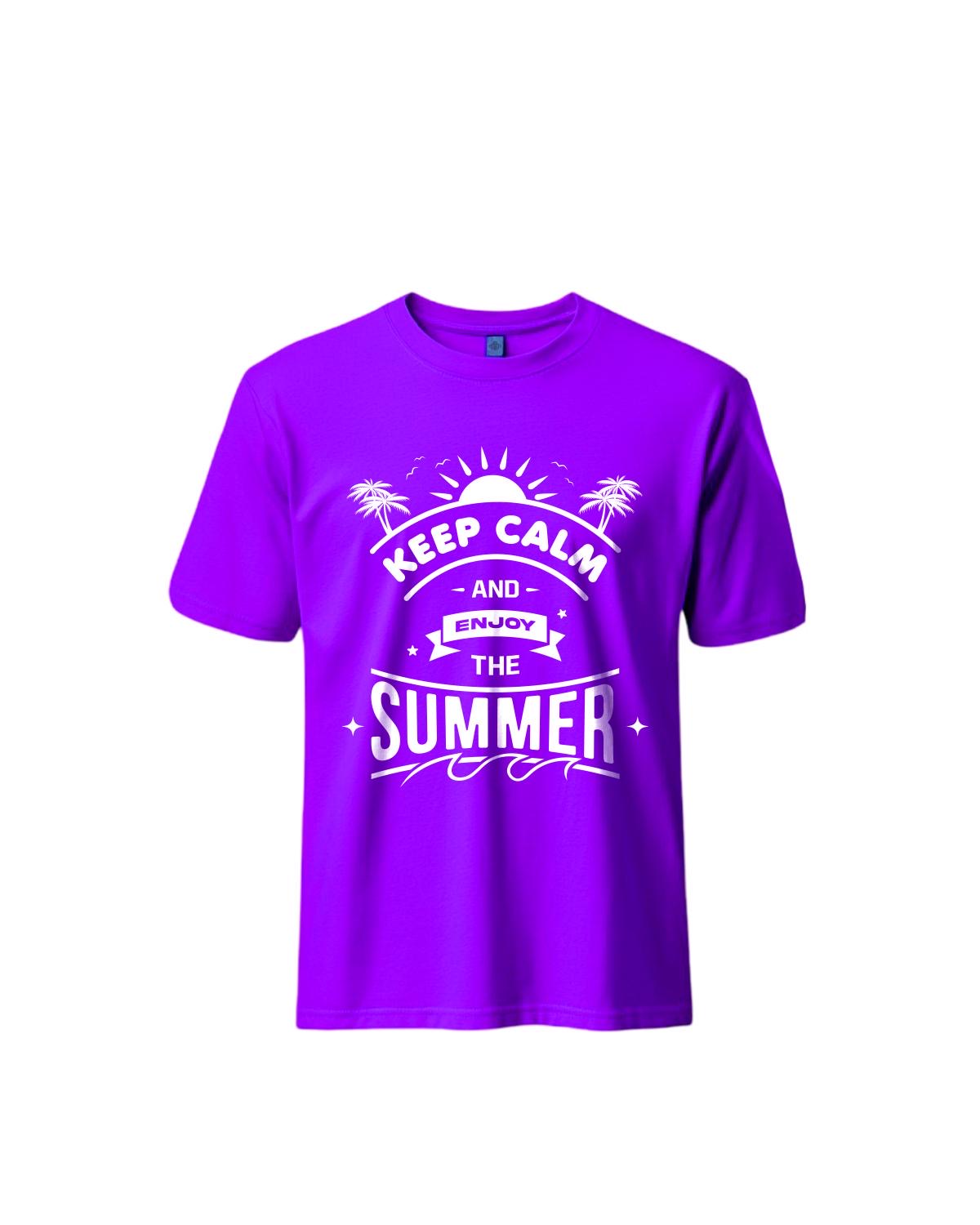 Keep Calm and Enjoy the summer t-shirt unisex
