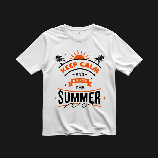 Keep Calm and Enjoy the summer t-shirt unisex