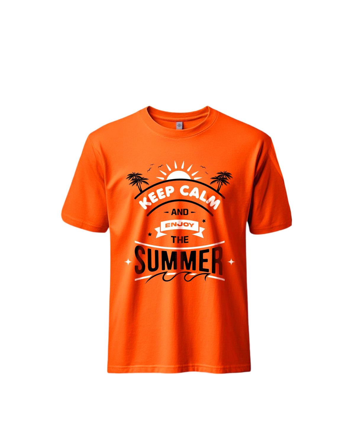 Keep Calm and Enjoy the summer t-shirt unisex