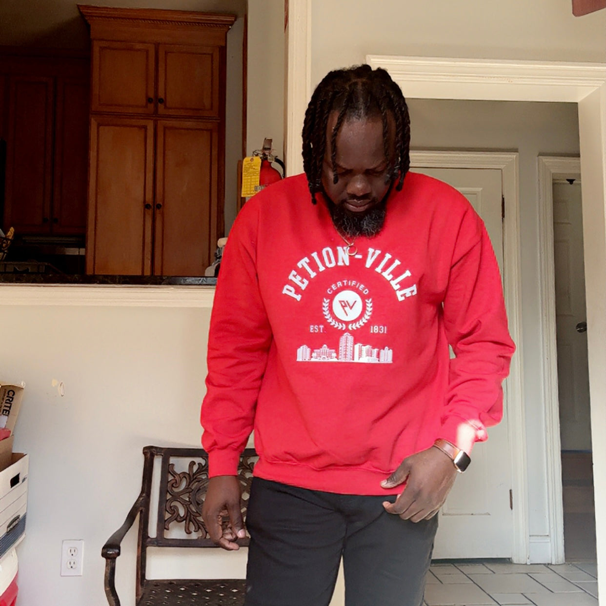 Unisex Sweatshirt PETION-VILLE, PV Sweatshirt Unisex