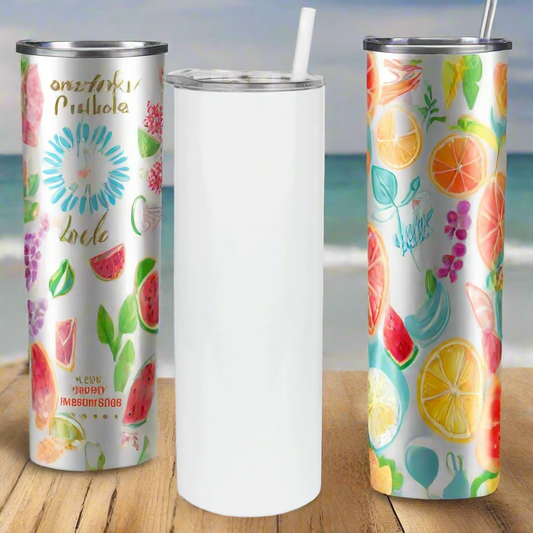 Personalized 20 Oz Skinny Tumbler - Custom Name Skinny- Customized Gift