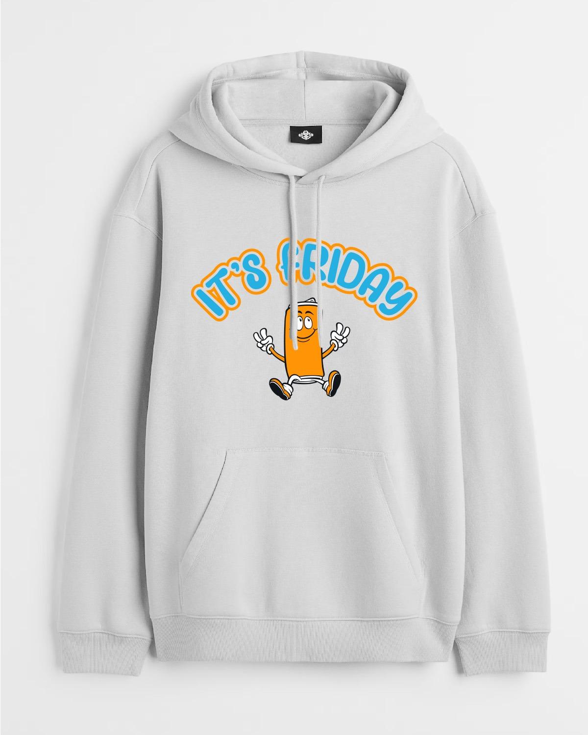 Unisex "It's Friday" Hoodie – Perfect for the Weekend Vibes!